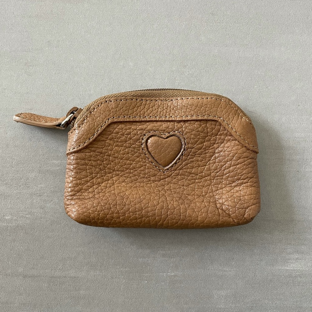 Brand New Brighton Small Leather Zip Up Pouch